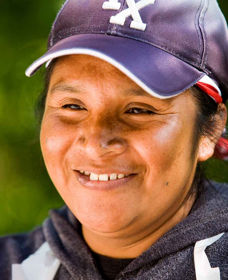 Portrait of female farm worker 