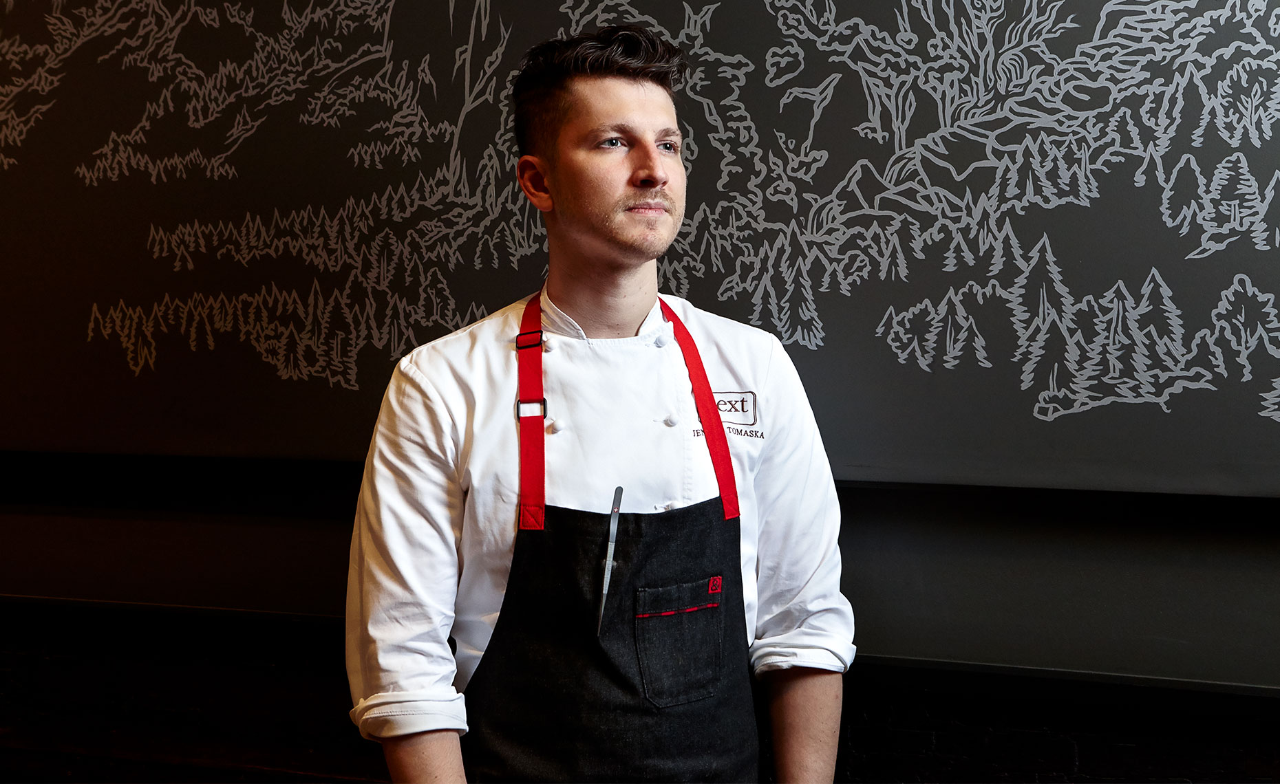 Portrait of chef in restaurant 