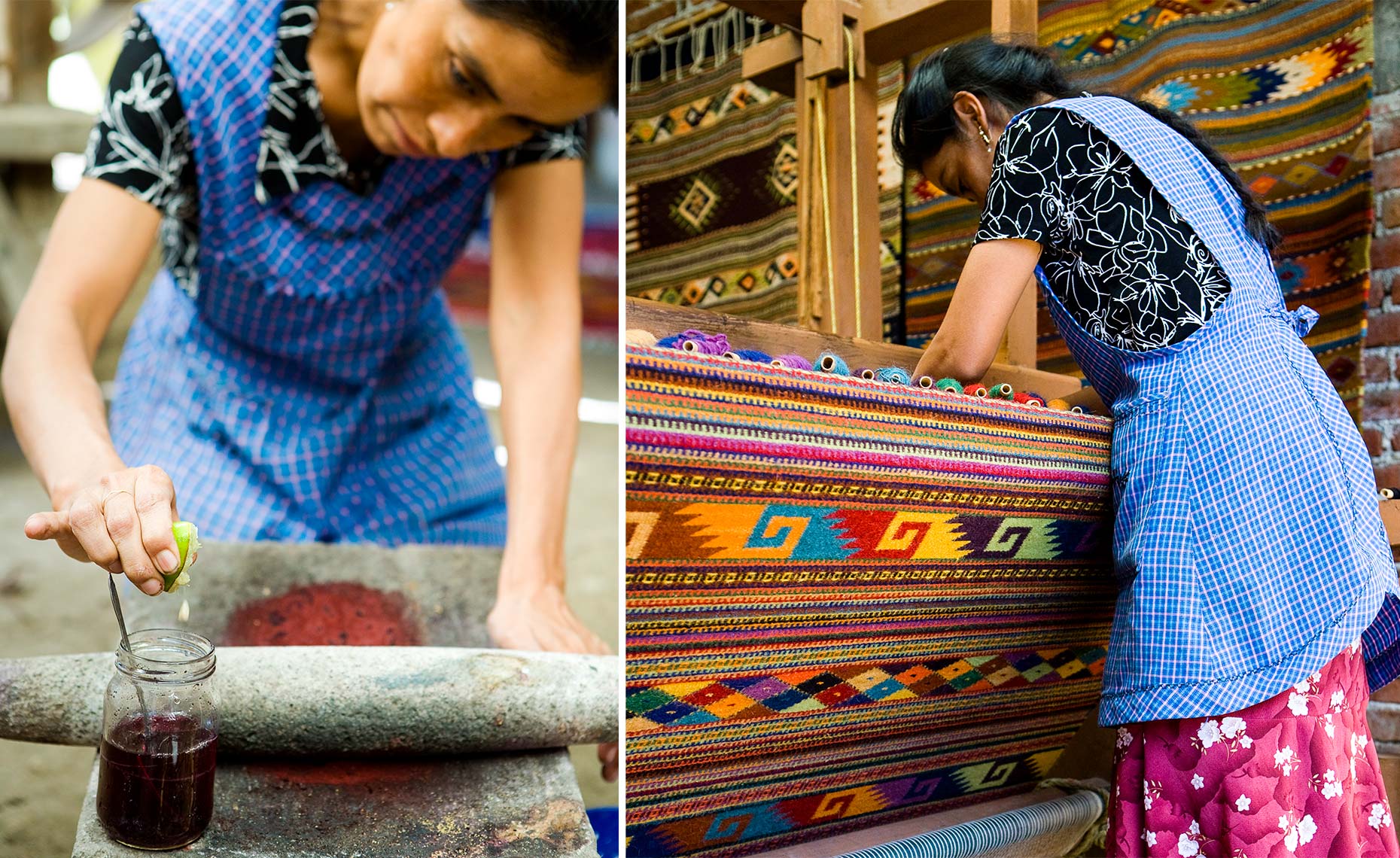 Process of making traditional rugs